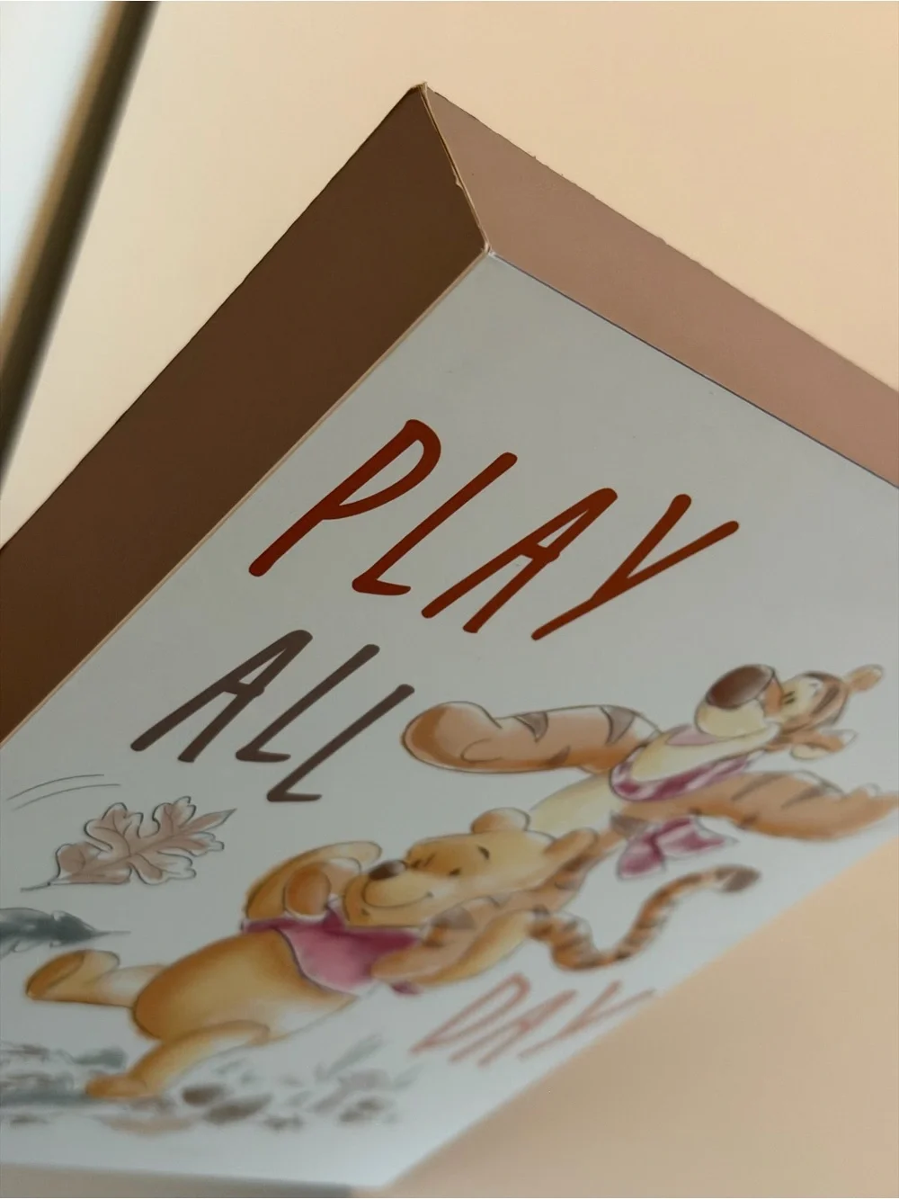 Disney Winnie the Pooh & Tigger Play All Day Fall Wall Art
